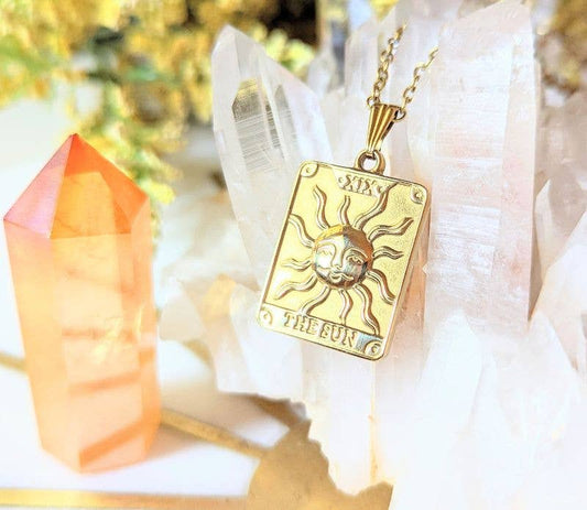 Goddess Provisions - Tarot Sun Necklace