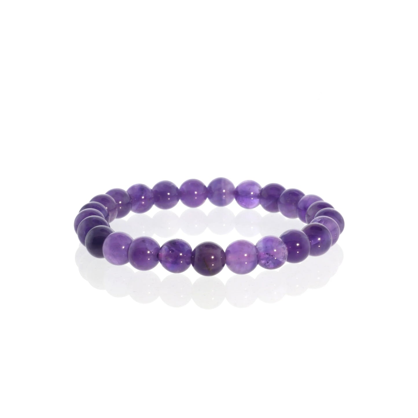 Gemstone Bracelets - Rounded Crystal Beads